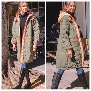 NWT Boho Fabulous Quilted Sewing Padding Coat